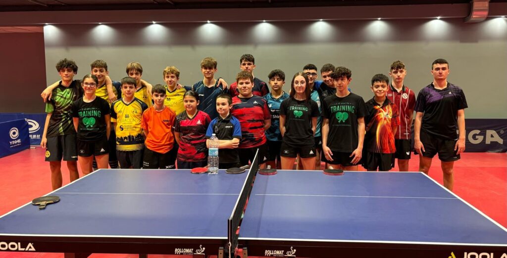 foto-1-1024x522 Stage di tennistavolo in Lombardia: preparazione intensa per i giovani pongisti della regione